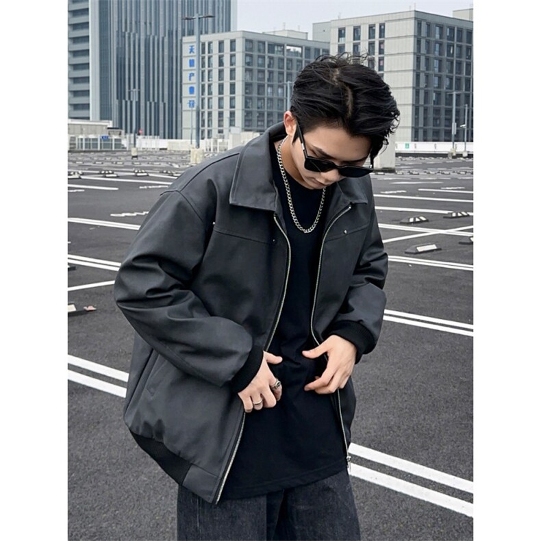 冬季加厚棉衣男加棉皮衣男式外套棉服棉袄潮A266-MYPY010-P90特批，男装皮衣，电商A266