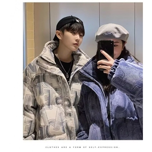 灯芯绒棉服男冬季棉袄加厚棉衣宽松潮牌休闲面包服图片