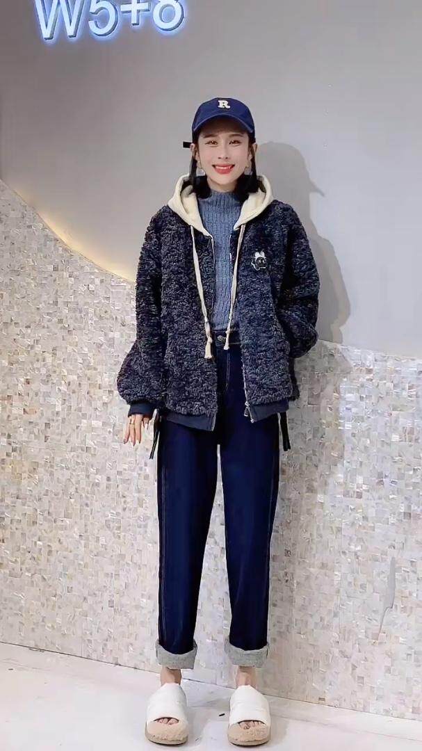 冬装新款皮毛一体拼接针织帽，其它，姚姚家