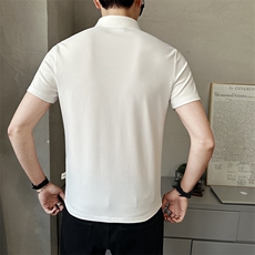 夏季新款男士短袖T恤时尚百搭休闲上衣潮牌半袖Polo衫PL88551-P55，男装T恤，电商A237