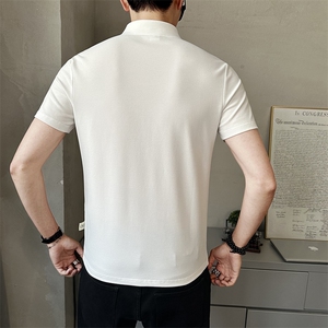 夏季新款男士短袖T恤时尚百搭休闲上衣潮牌半袖Polo衫PL88551-P55图片