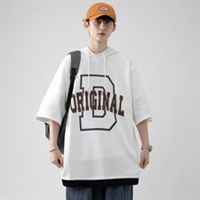 22年高品质新款纯棉短袖T恤珠地潮牌风美式街头风ZDL3203-P51，男装T恤，星座717