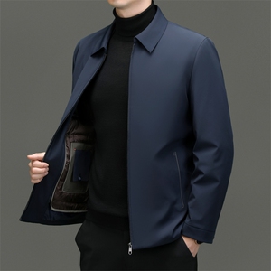 C9709钱塘2020-2商务休闲新款简约百搭冬季中年男士羽绒服P245图片