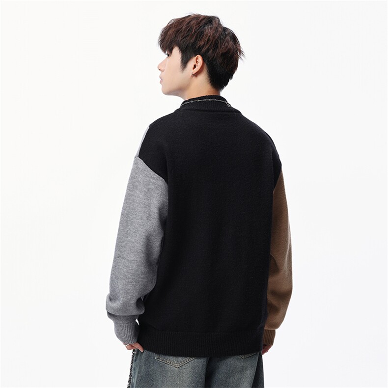 【新品】2025秋冬男士时尚休闲百搭针织毛衣潮流-M189-P45,男装针织衫/毛衣,星座1105-1
