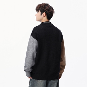 【新品】2025秋冬男士时尚休闲百搭针织毛衣潮流-M189-P45图片