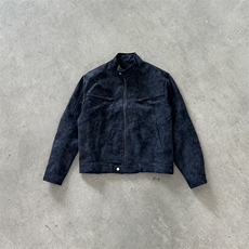 图2025秋装新款哈灵顿皮衣W2602P115M-2XL，男装皮衣，电商C313