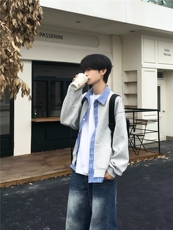 痞帅外套男高街潮牌港风日系韩版宽松夹克卫衣513AWY2494特P45，男装夹克，星座513A