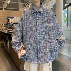 美式刺绣复古小香风格子夹克男女款潮牌百搭休闲学院棒球服上衣秋，男装夹克，星座505-2（原电商A260-1)