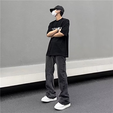 长裤男潮流时尚日系青春流行潮牛仔裤新款T1647P42，男装牛仔裤，星座1116-2
