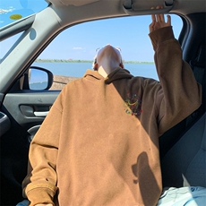 美式潮牌重磅水洗做旧连帽卫衣力推大码男XZ517A-2-Y7741-P68，男装卫衣，星座517A-2