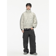 2025冬季新款美式可收纳连帽羽绒服潮牌魔术贴设计羽绒服599，男装羽绒服，电商A234