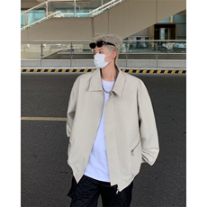 古翻领夹克男士2024春秋季宽松飞行服痞帅工装外套W9326，男装夹克，星座1116A-1（原606A）
