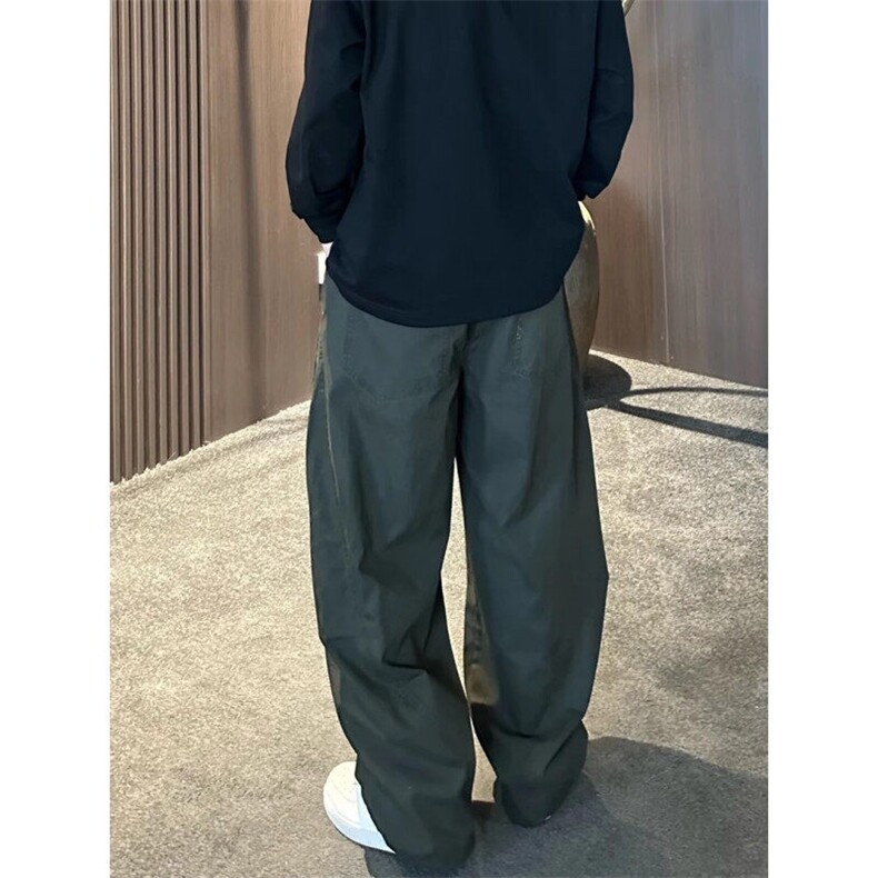 文艺潮流新款夏季复古痞帅风伞兵弯刀长裤纯棉ins百搭气质KG110,男装休闲裤,星座1116A（原606A-3）