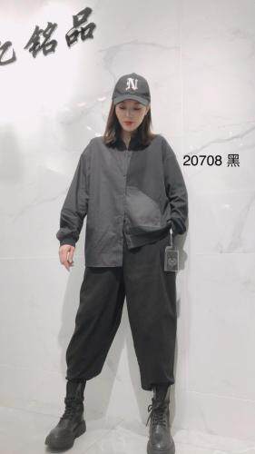 2021春款现货拼接款衬衣，女装，億亿铭品