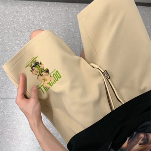 新款直播抖音得物高品质菠萝格运动男休闲短裤K028特P25图片