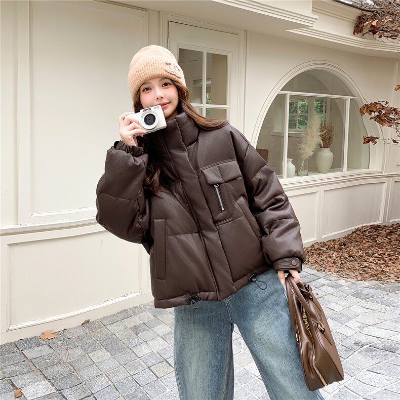 2025冬装新款简约时尚羽绒服205-H058-P320-K448，女装羽绒服，浙宝205
