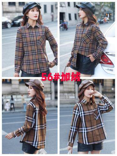 系列款加绒衬衫 百搭,女装衬衫,锦绣阁