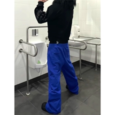 美式街头做旧磨破牛仔裤女设计感宽松直筒拖地长裤新款新款气质，男装牛仔裤，星座506A