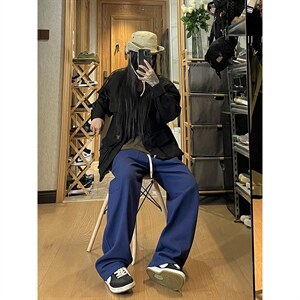 2026秋季贴布拼接工装裤女模 XZ604-KG39-P55控68图片