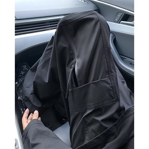 男款软壳冲锋裤男秋冬季2025加绒高个子工装裤美式高街保暖休闲裤图片
