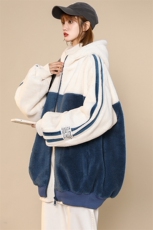 冬款潮加绒加厚棉衣绒里羊羔绒时尚连帽外套男女921-P110控价158，男装棉衣，电商A441-1
