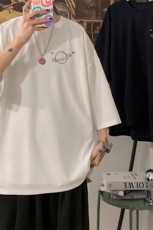 Q11238-P30春夏季七分袖t恤男大码五分袖男短袖中袖，男装T恤，电商A040