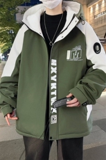 加绒加厚连帽夹克男秋冬时尚潮流加厚棉衣男外套MY1686-P73，男装夹克，星座310B-3