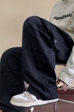 春秋美式高街休闲工装裤男潮宽松户外冲锋直筒长裤子YD00740/P55，男装工装外套，电商B316