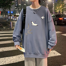 8XL圆领卫衣男超大码胖子肥佬大号长袖t恤S6394-P28，男装卫衣，电商A040
