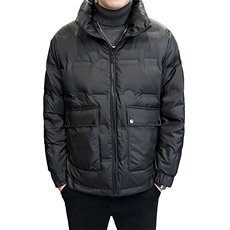 AK87883钱塘2020-3时尚休闲百搭简约冬季厚款中年男士羽绒服P155，男装羽绒服，钱塘207-3
