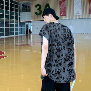 8XL-M 重磅！特大码短袖T恤背心男宽松休闲百搭 篮球服DX318P28图片