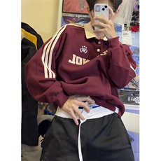 翻领薄款卫衣女复古宽松美式潮牌2025春秋冬季男女外套WT180，男装夹克，星座1116A（原606A-3）