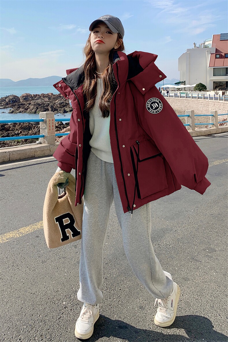 2C085-Q868P305K45890白鸭绒新款宽松羽绒服外套,女装羽绒服,2C085