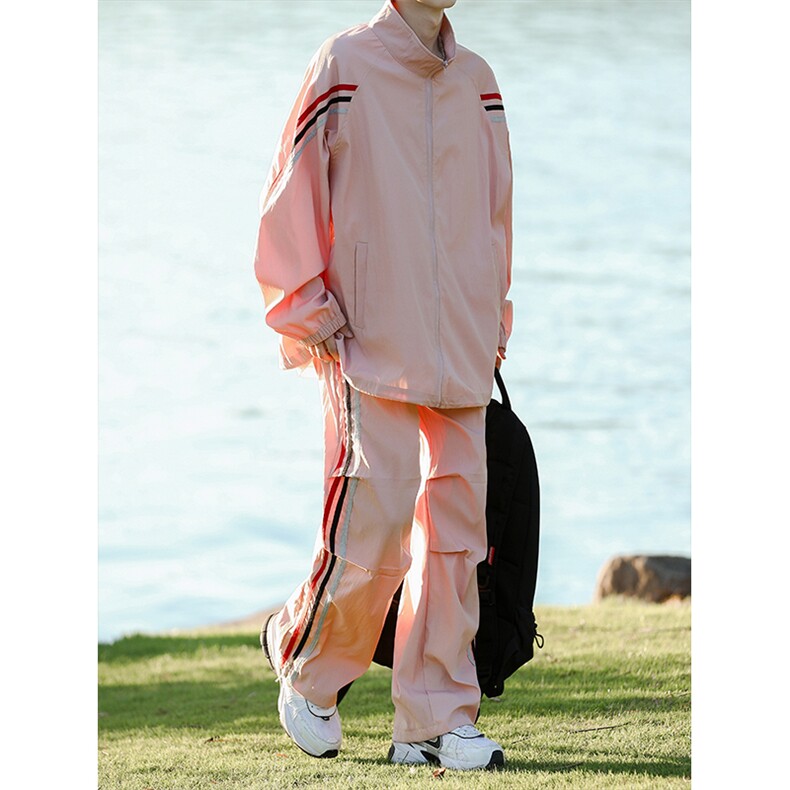 已下单TZ760-特批75控128高品质织带大码运动两件装立领外套，女装短外套，电商A059