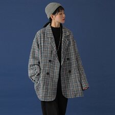 20年秋冬小香风编织西装男女宽松加厚外套DS-B293-Y779-P110控148，男装夹克，电商A306
