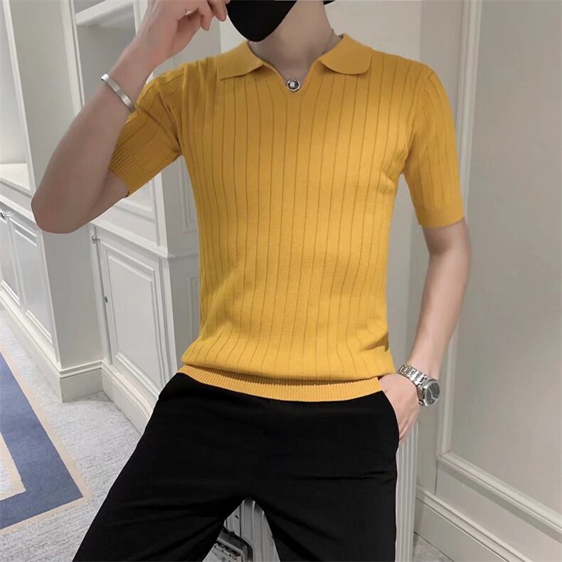男春季潮韩版宽松百搭情侣冰丝短袖针织衫S249P37,男装针织衫/毛衣,星座1116-2