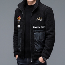DZ1268钱塘2020-3时尚休闲潮流帅气冬季厚款中青年男士夹克P195，男装夹克，钱塘207-3