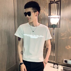 T 火cec短袖男t恤潮流百搭潮男ins休闲图片
