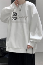 5XL华夫格卫衣男大码胖子圆领长袖t恤HW76431-P30，男装T恤，电商A040