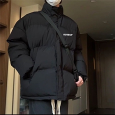 原宿文艺日系简约慵懒百搭潮流流行高质量防水棉服新款气质，男装棉衣，星座1210-1