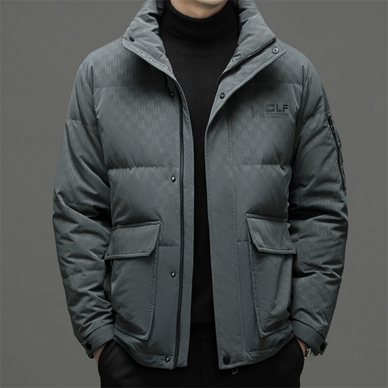 男士可脱卸帽御寒羽绒服2023冬季新款中年加厚保暖男装白鸭绒外套,男装羽绒服,电商B212（原钱塘6029）