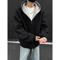 高品质开衫连帽卫衣男CP102-特p：80，男装卫衣，电商B371