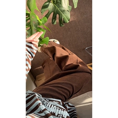 美式老钱风立体剪裁灯芯绒卫裤复古垂感休闲长裤K8673-特价P34，男装休闲裤，电商A007