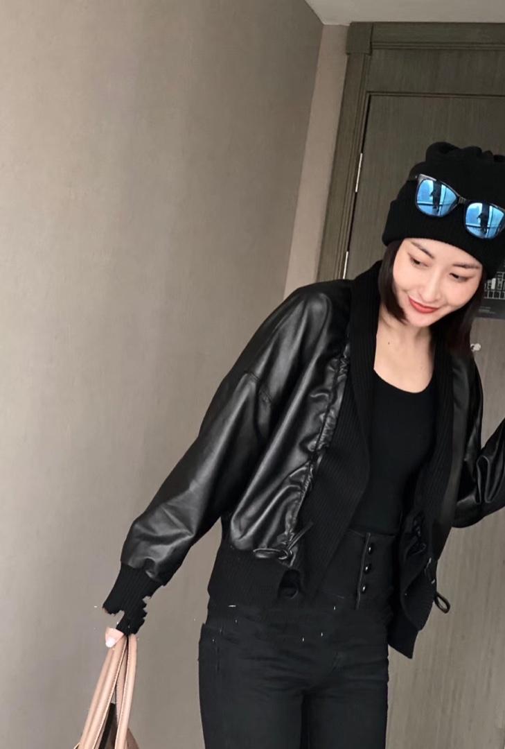 DG822欧货潮流皮衣,女装皮衣,L·H·X