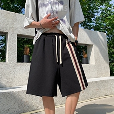 港风情侣装沙滩裤夏装青年男女生运动休闲5分裤K3331-P26，男装休闲裤，星座512-2