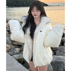 学院风座山雕加厚棉服女冬季保暖防风棉衣派克服棉袄外套M7887，男装棉衣，星座1116A（原606A-3）