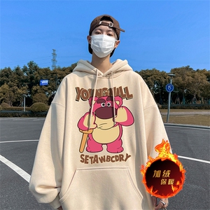 500克重磅秋冬美式加绒加厚卫衣外套 DL510常规特P35绒特P40图片