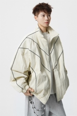 可二开机能防寒棉服M-5XL大码涤纶棉服男白底78176P138控198，男装棉衣，星座226-1