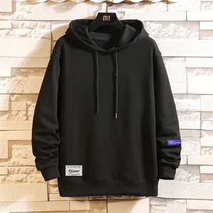 WY2062-P40 连帽卫衣男加肥加大码胖子棒球服外套图片