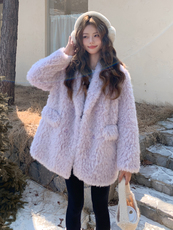 【现货】数据好皮毛一体外套P200-K298，女装棉衣/棉服，浙宝128A